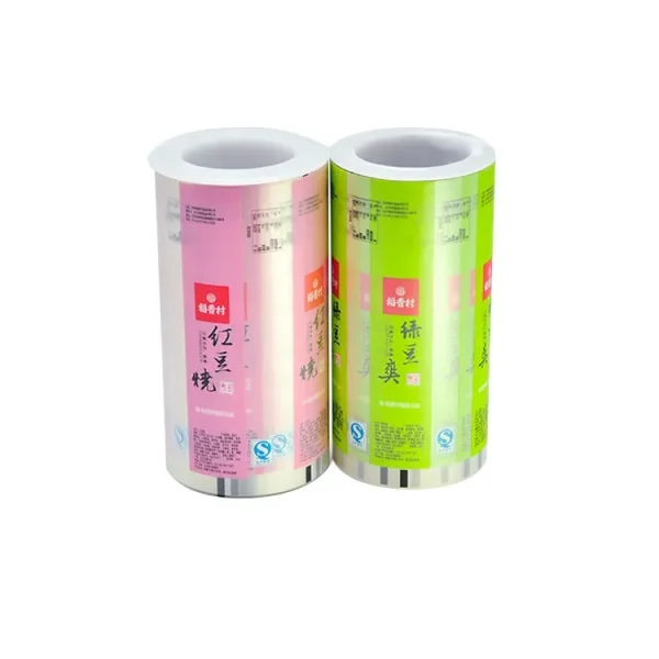 Close-up of 40-micron transparent BOPP film