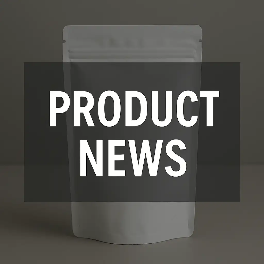 Glossy finish food packaging with print