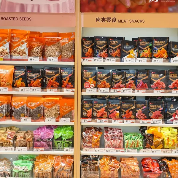 Factory Price Resealable Food Plastic Packaging Bags – Front View