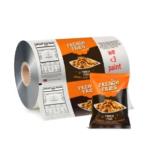 Aluminum foil laminated snack film for chips and nuts