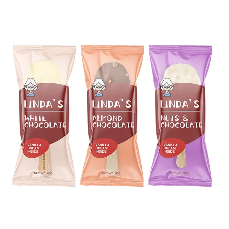 custom aluminum foil laminated roll film for ice cream packaging